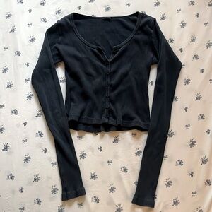Brandy Melville navy blue long sleeve